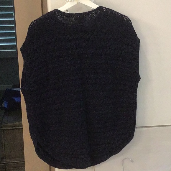 Talbots Sweater Poncho - Picture 2 of 9